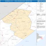 Galgaduud Region Reference Map PDF