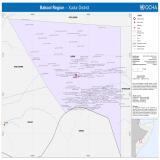 Bakool Region - Xudur District Reference Map PDF