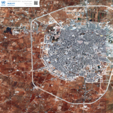 Idleb City/Satellite Map